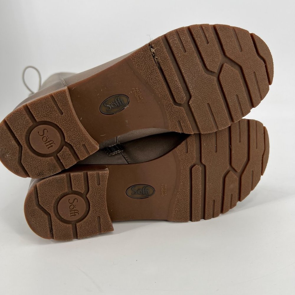Sofft Women's Lace Up Boots - Taupe - Picture 8 of 11